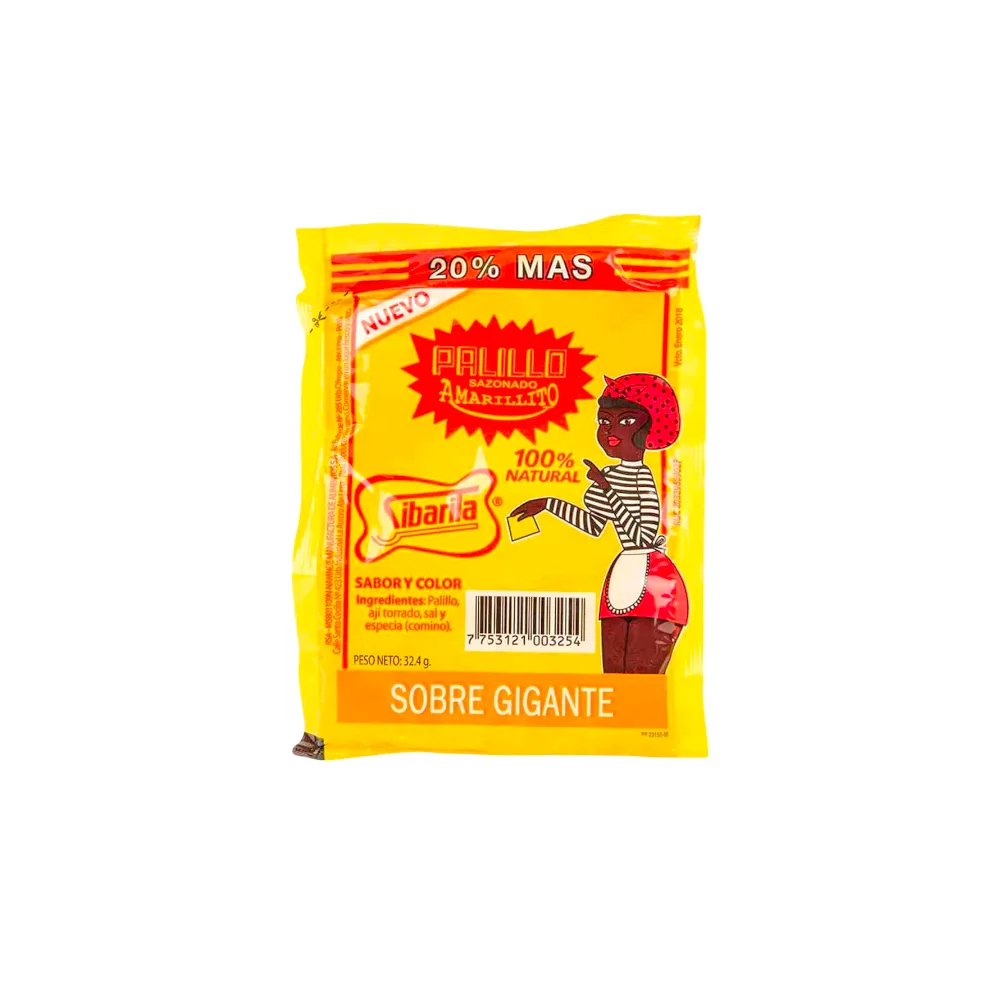 SAZONADOR AJI PANCA SIN PICANTE SIBARITA  X 32,4 GR
