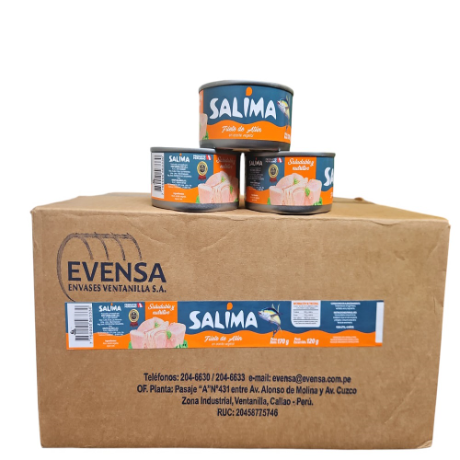 FILETE DE ATUN SALIMA CAJA 48 UN X 170 GR