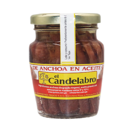 ANCHOAS CANDELABRO X 80 GR