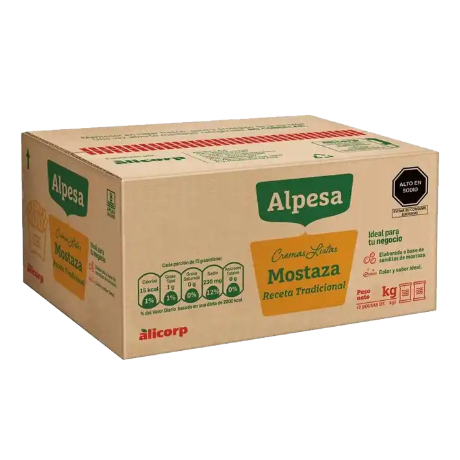 MOSTAZA ALPESA CAJA X 4 KG