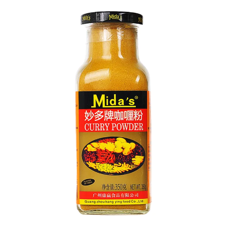 CURRY EN POLVO MIDAS X 350 GR