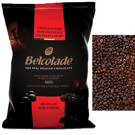 Belcolade Chips Noir Trace 55 % Cacao X 5 KG