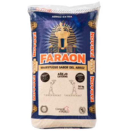 ARROZ EXTRA AÑEJO FARAON AZUL X 50 KG