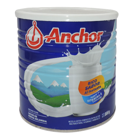 LECHE EN POLVO ANCHOR LATA X 800 GR