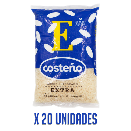 Arroz COSTEÑO Extra Graneadito 20 X 750 GR