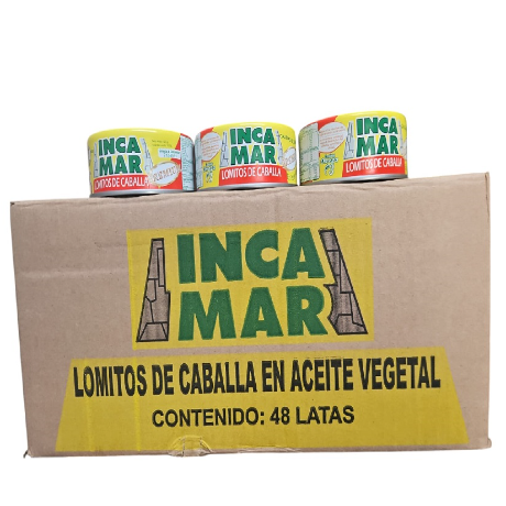 LOMITOS DE CABALLA INCA MAR CAJA X 48 UND