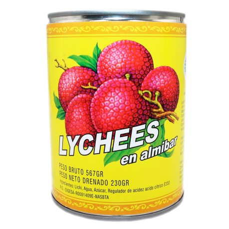 LYCHEES EN ALMIBAR LATA X 567 GR