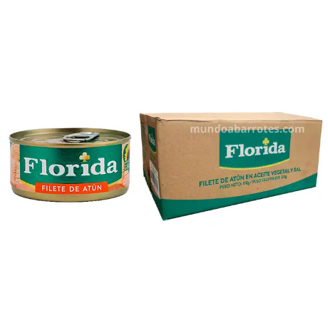 FILETE DE ATUN FLORIDA CAJA 48 X 140 GR