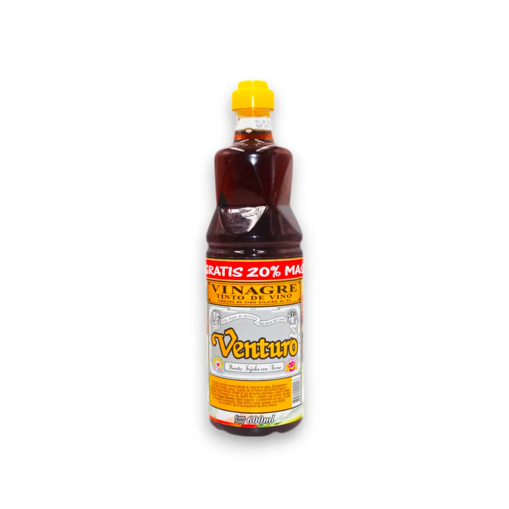 VINAGRE TINTO VENTURO X 600 ML