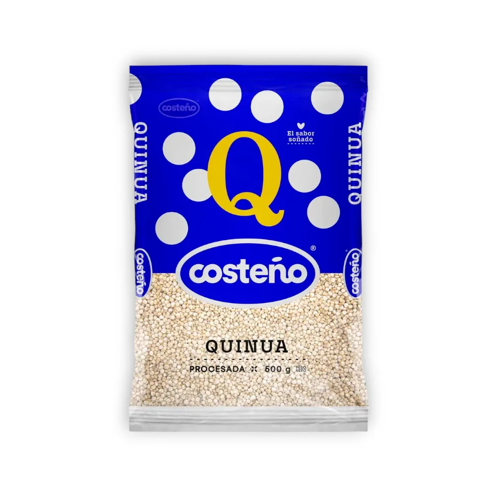 QUINUA BLANCA COSTEÑO X 500 GR