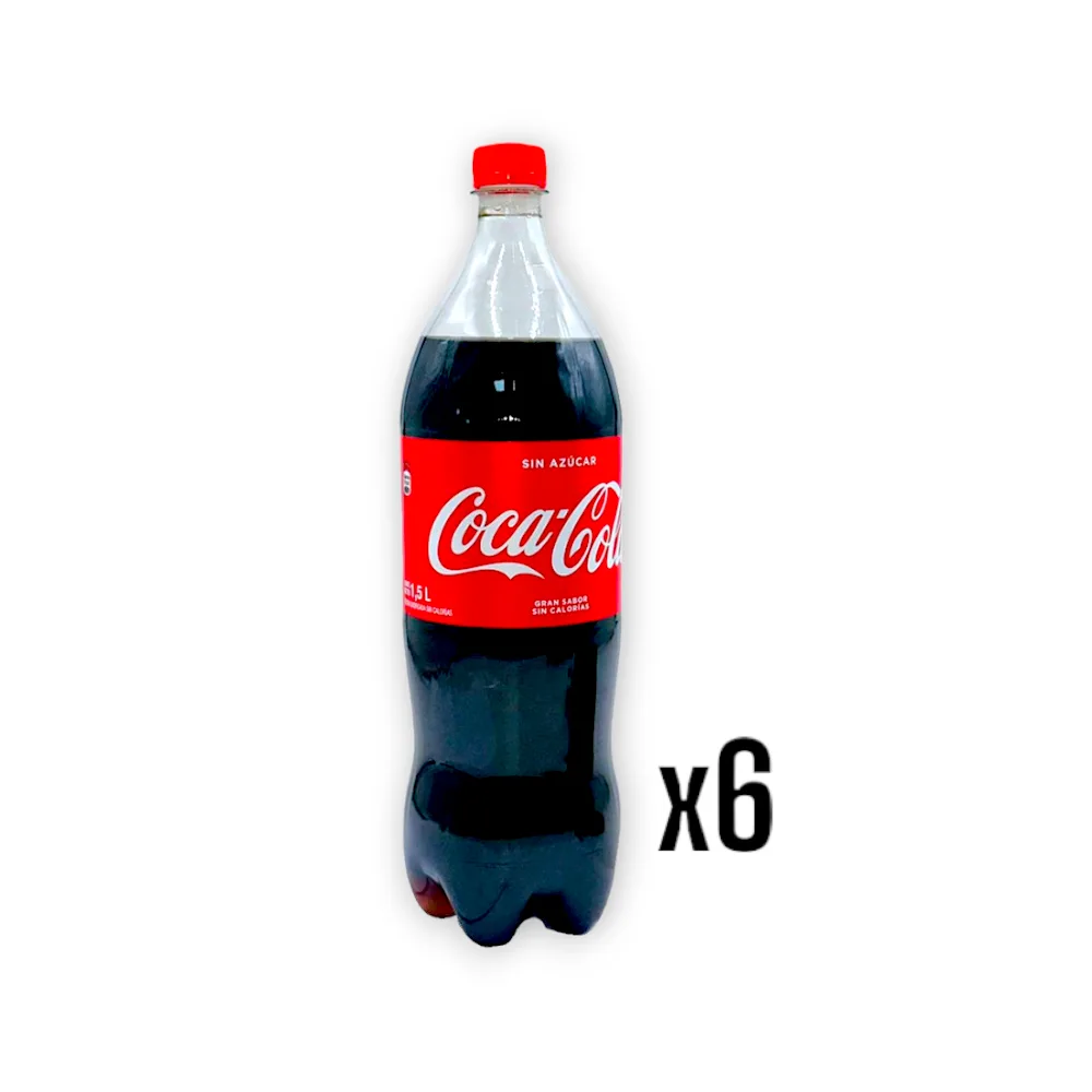 GASEOSA COCA COLA BOTELLA 6 X 1,5 LT