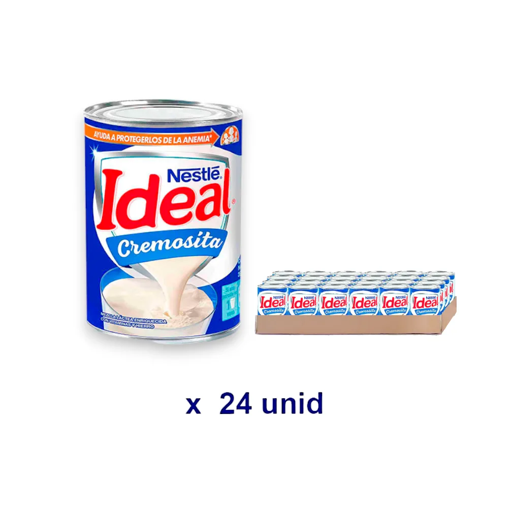 Mezcla Lactea IDEAL Cremosita 24 x 390 gr