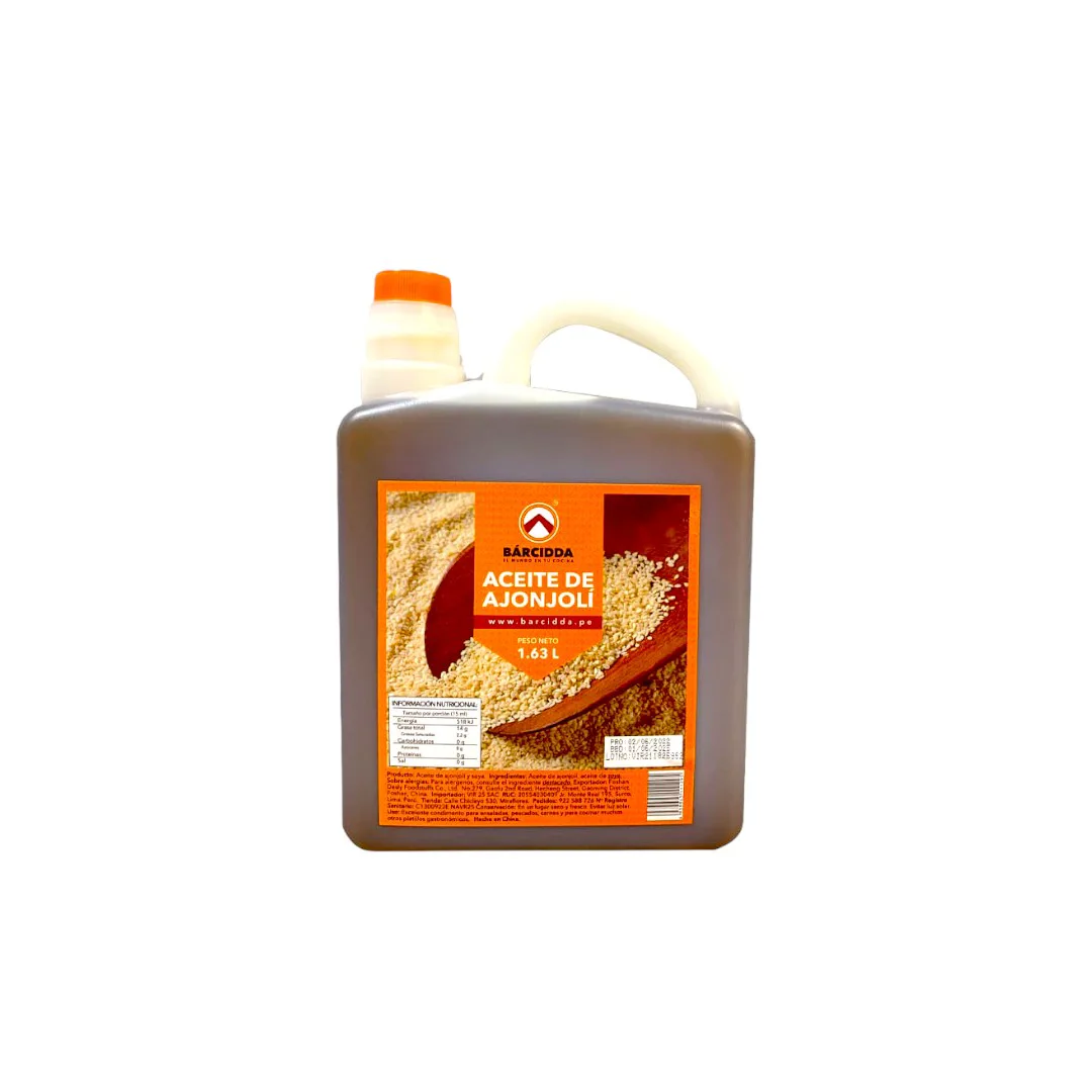 ACEITE DE AJONJOLI BARCIDDA X 1.63 LT