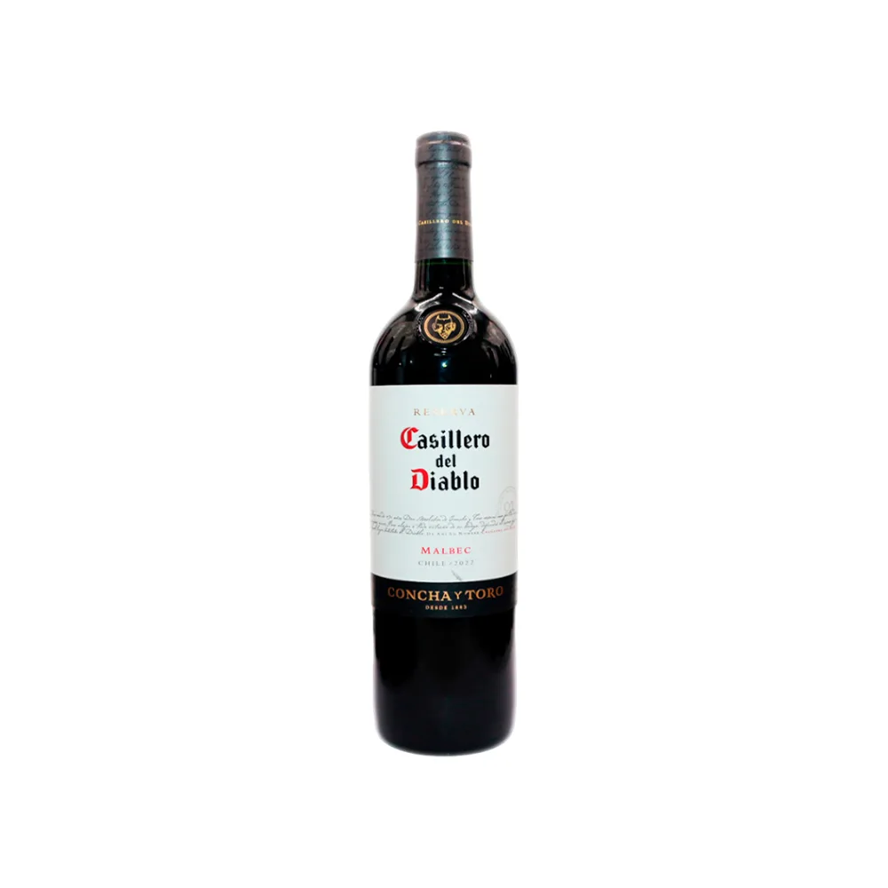VINO CASILLERO DEL DIABLO MALBEC X 750 ML