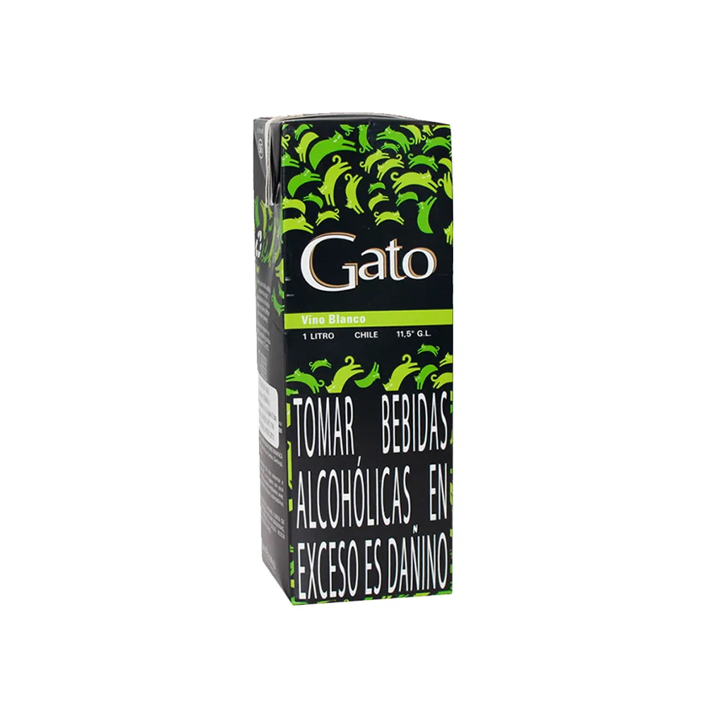 VINO GATO BLANCO CAJA X 1 LT