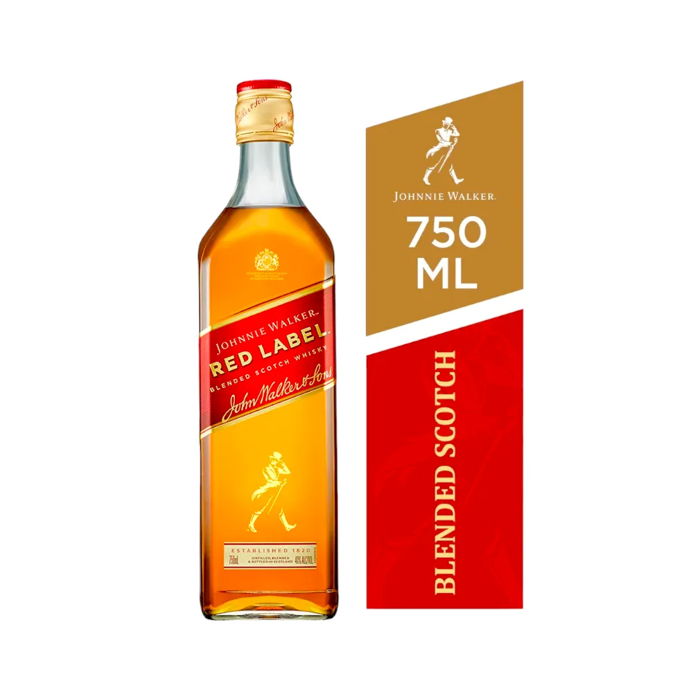 Whisky Red Label JOHNNIE WALKER x 750 ml