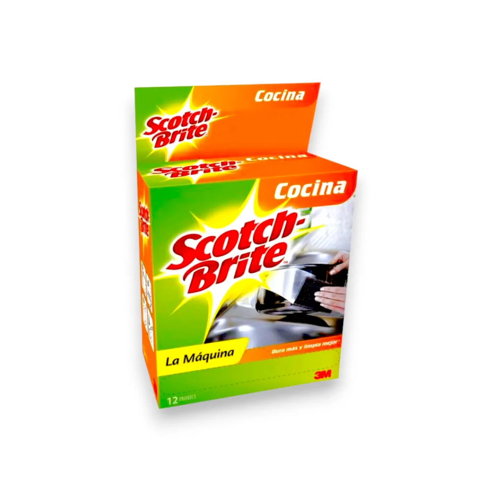 Esponja SCOTCH BRITE la Maquinita 3m x 1 un