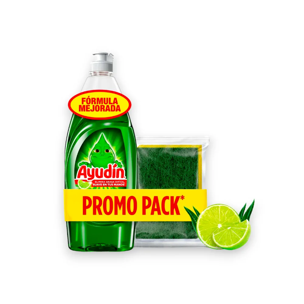 Lavavajillas Líquido AYUDIN Limón y sábila 640 ml