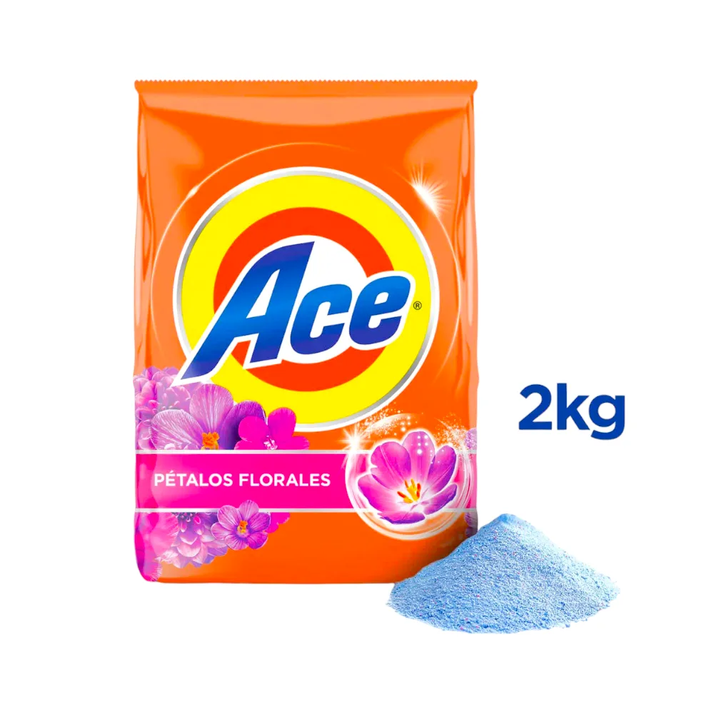 Detergente en Polvo ACE Regular x 2 kg