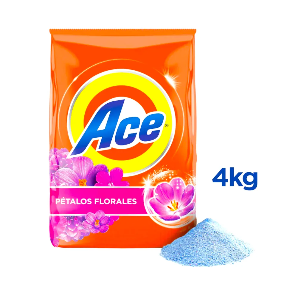 Detergente en polvo ACE Regular x 4 kg
