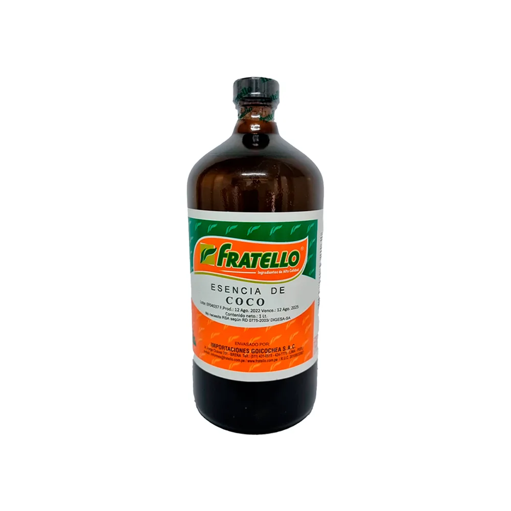 ESENCIA SOLUBLE DE COCO FRATELLO X 1 LT