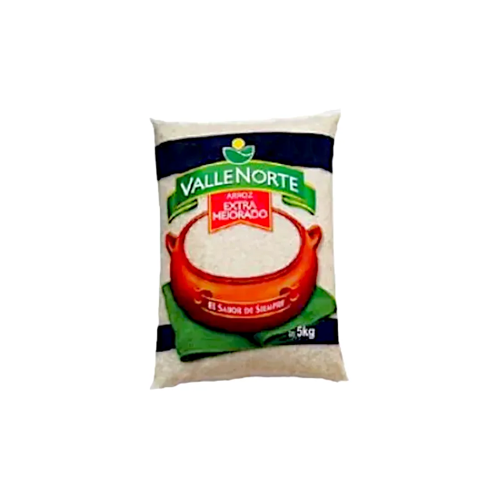 ARROZ VALLE NORTE EXTRA MEJORADO BOLSA X 5 KG