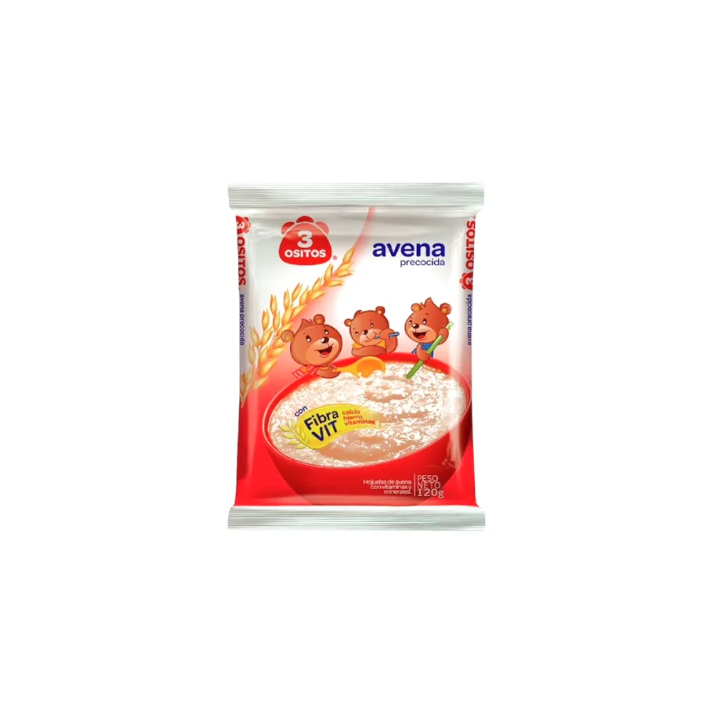 AVENA 3 OSITOS CLASICA BOLSA X 120 GR