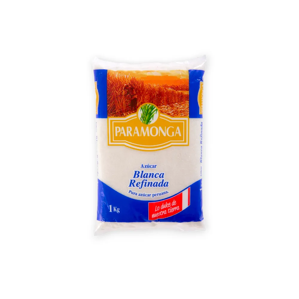 AZUCAR BLANCA REFINADA PARAMONGA GRANEL X 1 KG