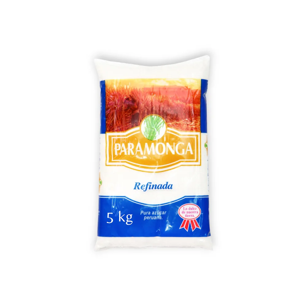 AZUCAR BLANCA REFINADA PARAMONGA GRANEL X 5 KG