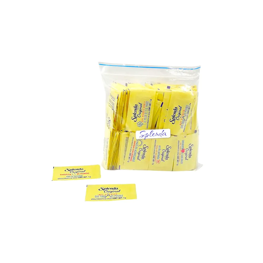SPLENDA ENDULZANTE SIN CALORIAS BOLSA X 200 SOBRES