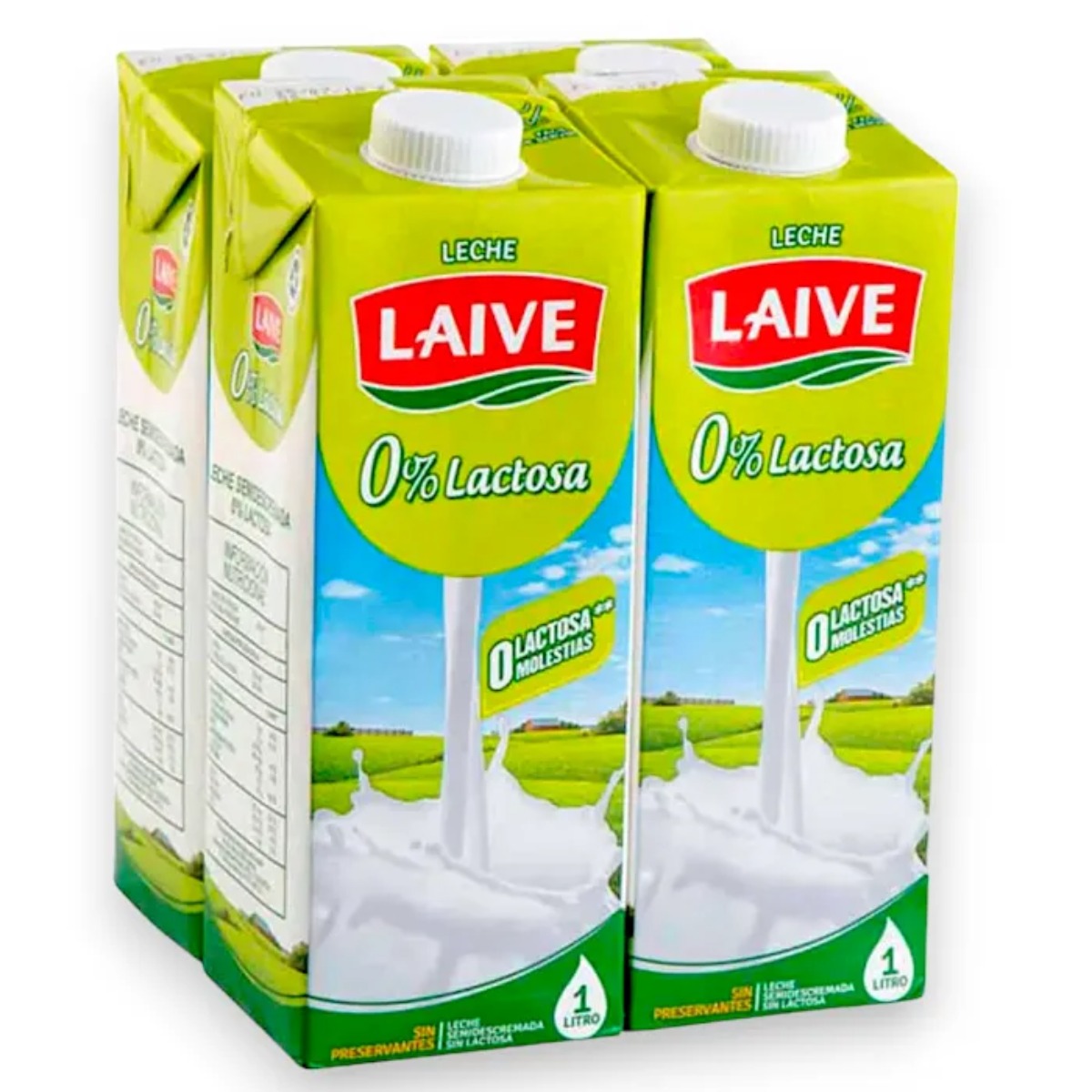 LECHE FRESCA LAIVE SIN LACTOSA CAJA 6 X 1 LT