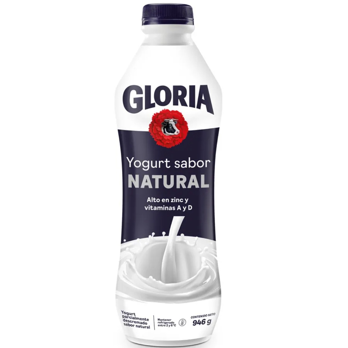 YOGURT BEBIBLE NATURAL GLORIA BOTELLA X 946 GR