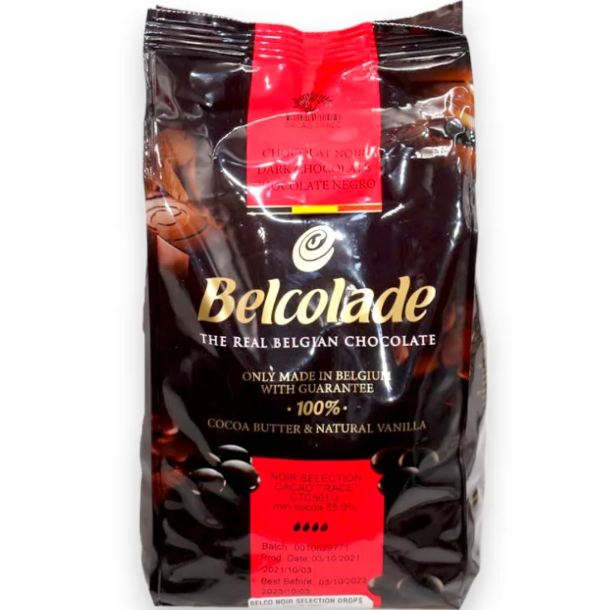 CHOCOLATE BELCOLADE SELECTION DROPS X 5 KG
