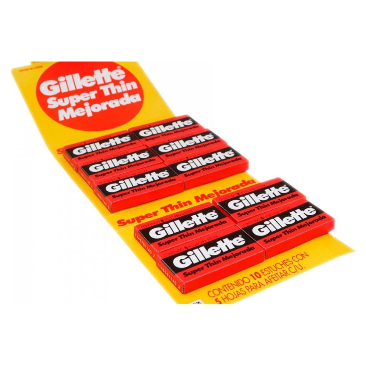 GILLETTE HOJAS DE AFEITAR X 50 UNIDADES