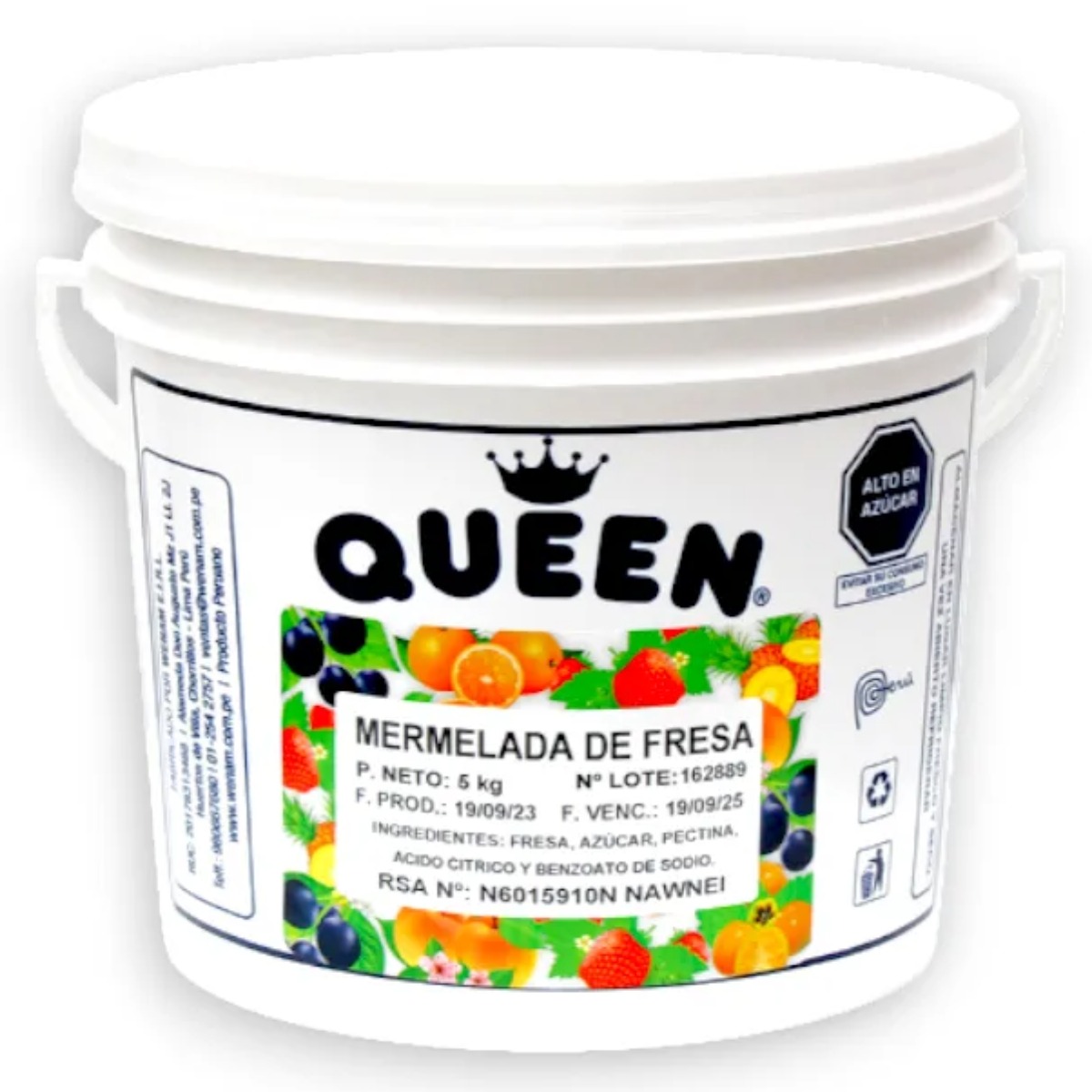 MERMELADA DE ALBARICOQUE QUEEN BALDE X 5 KG