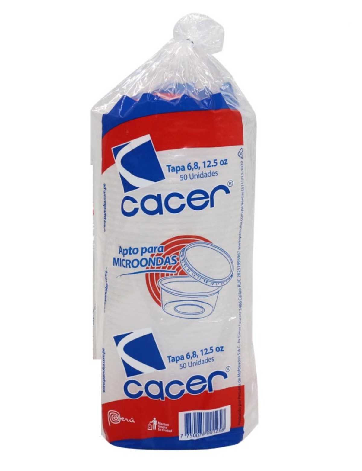 TAPA P C/ RANURA DE 12 ONZAS X 100UND