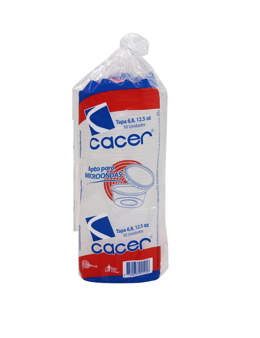 TAPA P TRANSPARENTE 4 ONZAS X 100UND