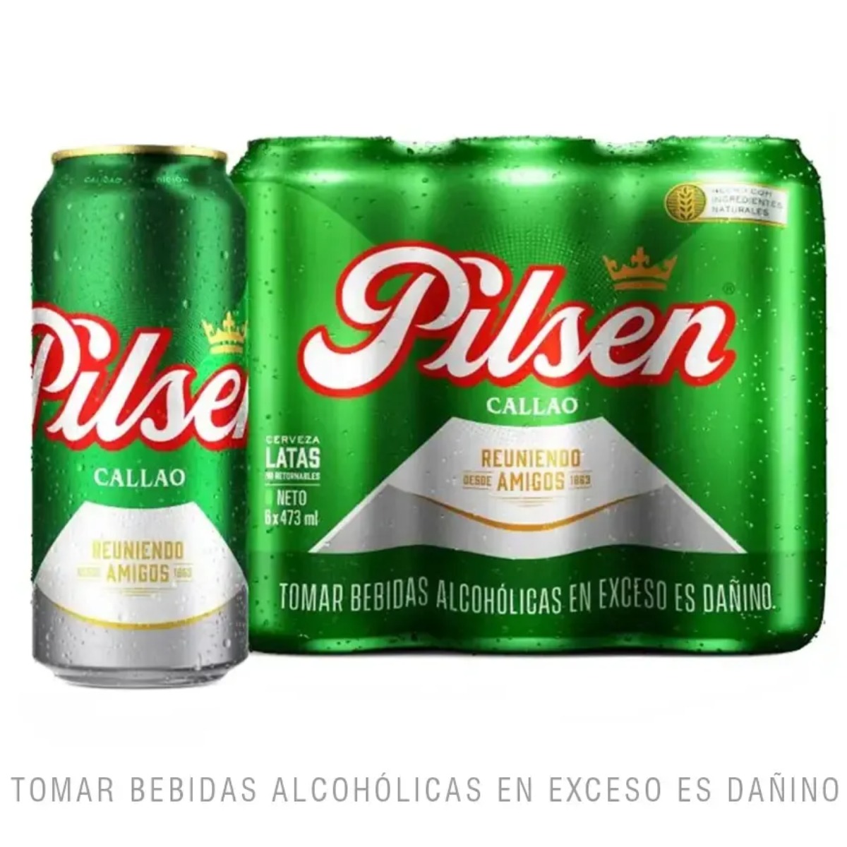 CERVEZA PILSEN CALLAO SIXPACK LATA X 355 ML