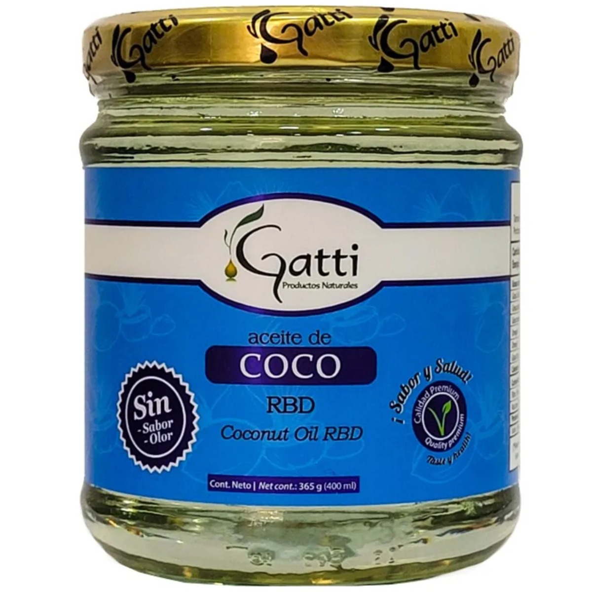ACEITE DE COCO GATTI FRASCO X 650 ML