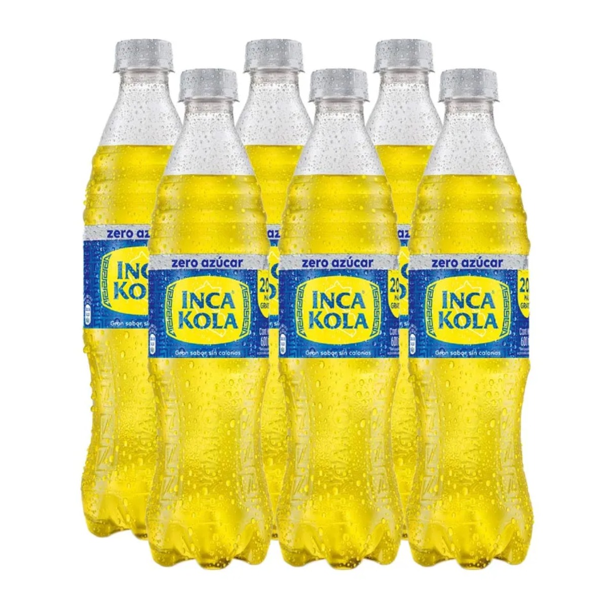 GASEOSA INCA KOLA ZERO BOTELLA 12 X 600 ML