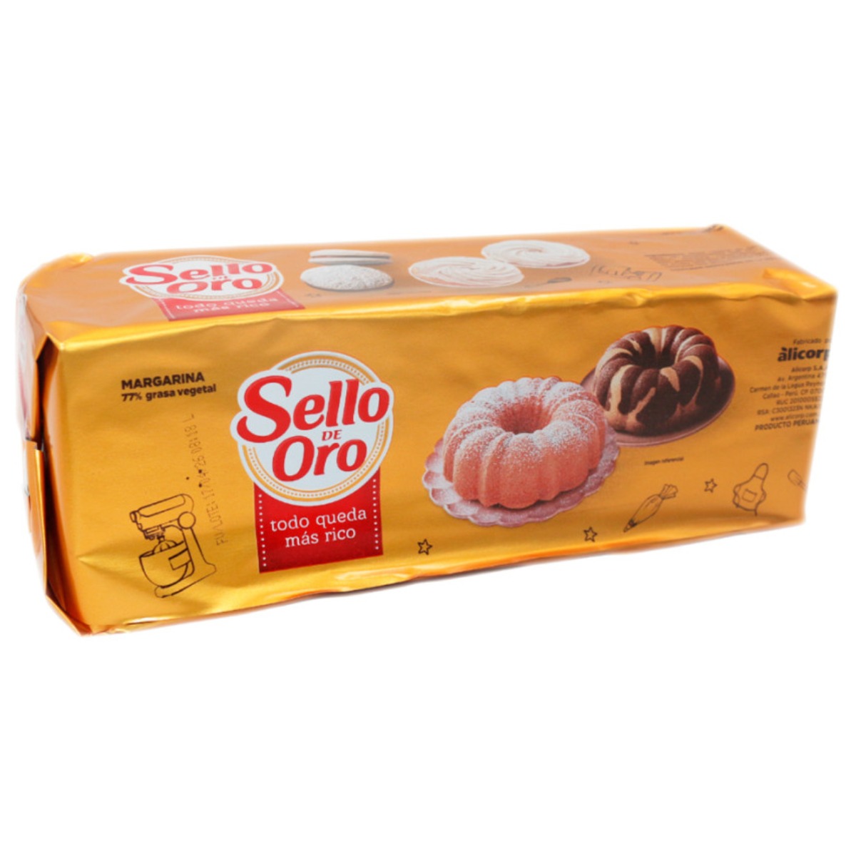 MARGARINA SELLO DE ORO BARRA 2 KG