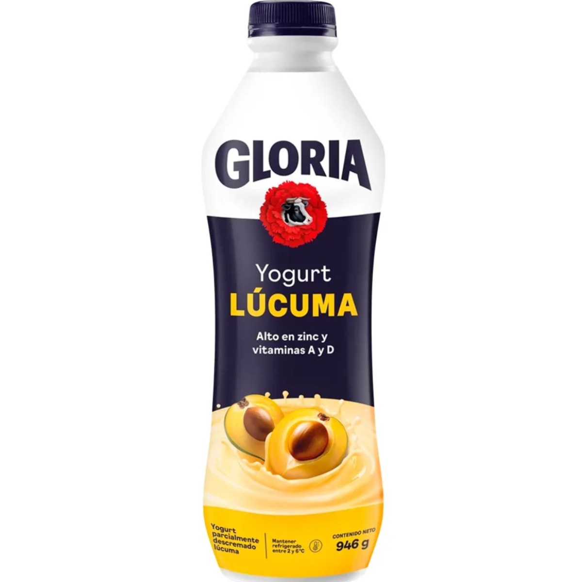 YOGURT BEBIBLE GLORIA LUCUMA BOTELLA X 946 GR