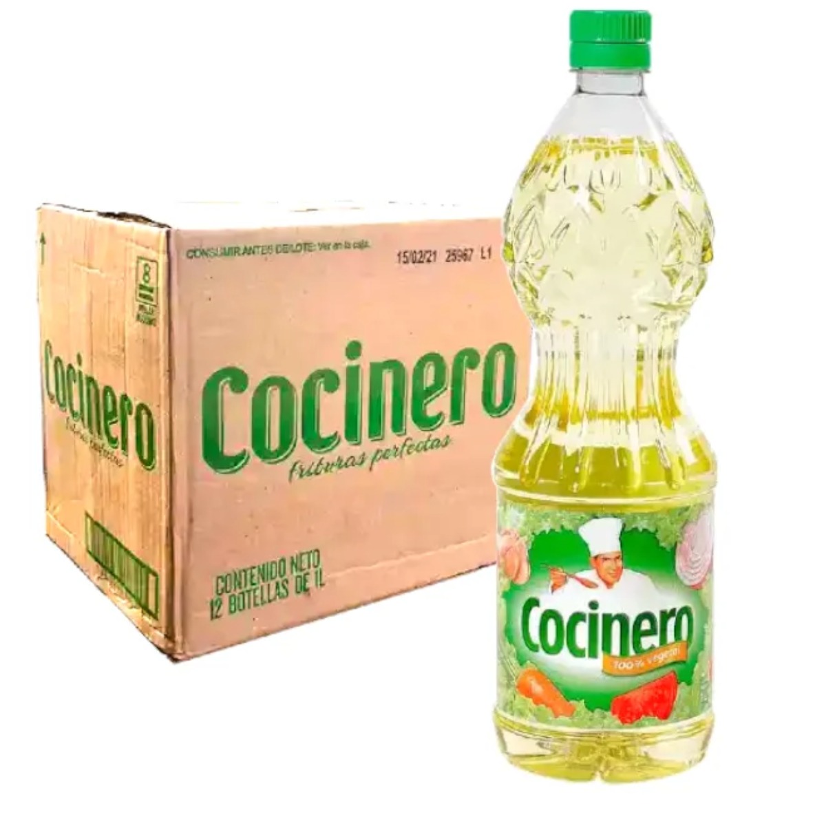 Aceite Vegetal COCINERO 12 x 900 ml