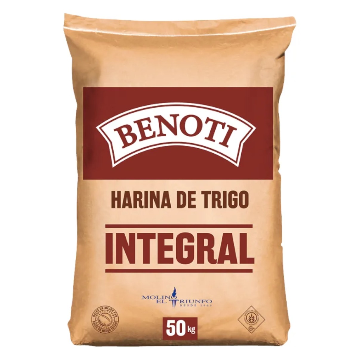 HARINA DE TRIGO INTEGRAL BENOTI SACO X 25 KG