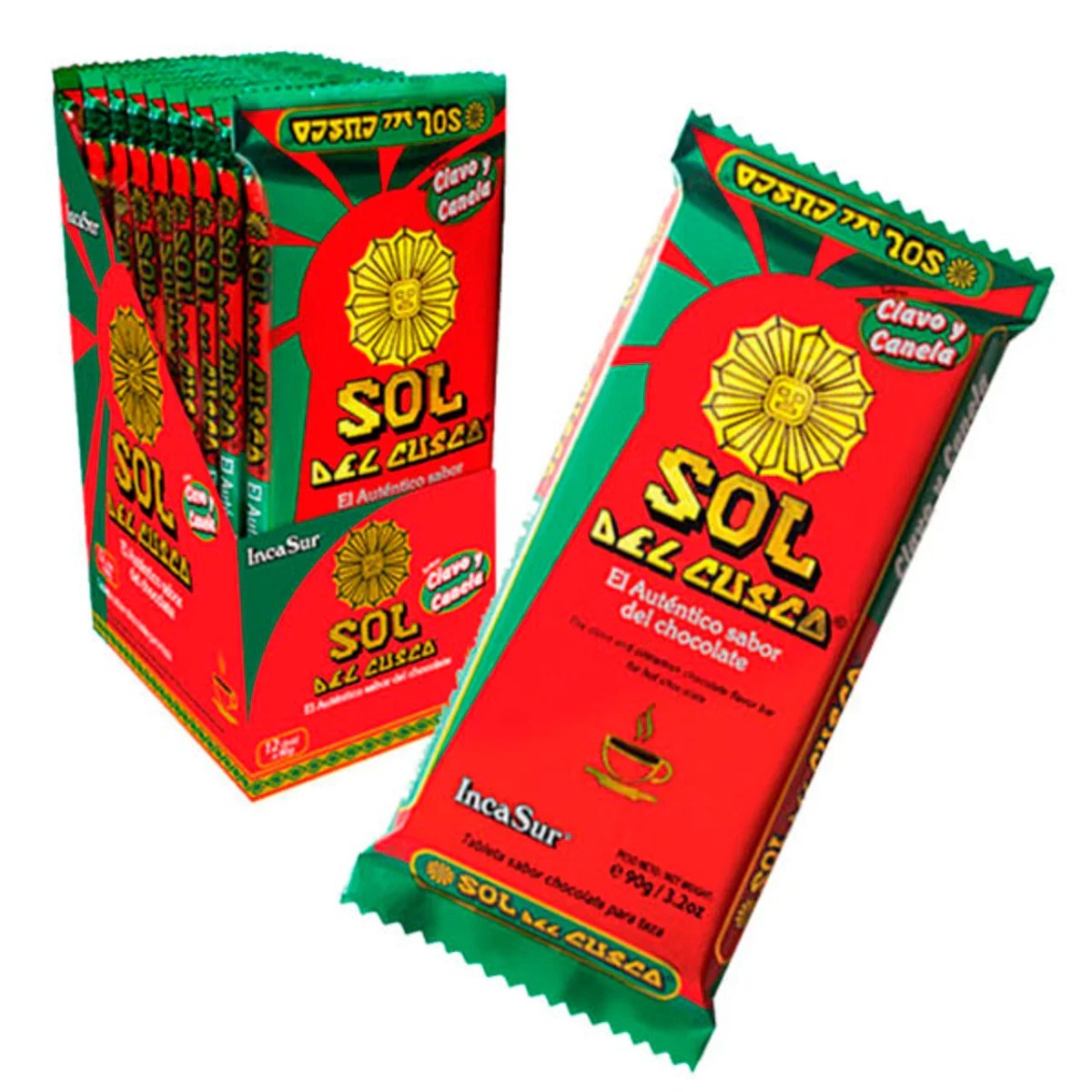 CHOCOLATE DE TAZA SOL DEL CUSCO X 90 GR (12UN)