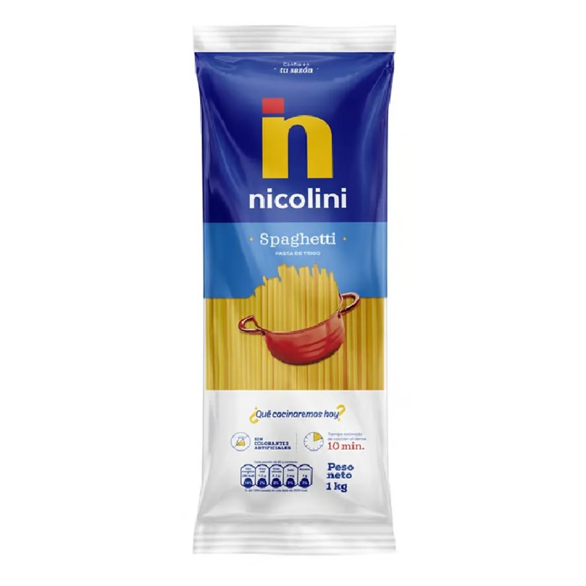 FIDEO SPAGUETTI NICOLINI X 1 KG-1884