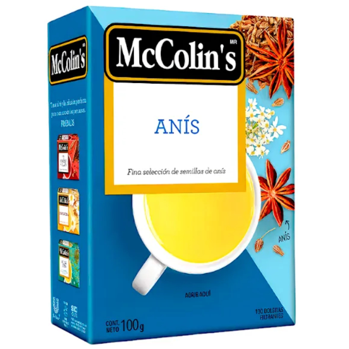 Anis Filtrante MC COLINS x 100 un