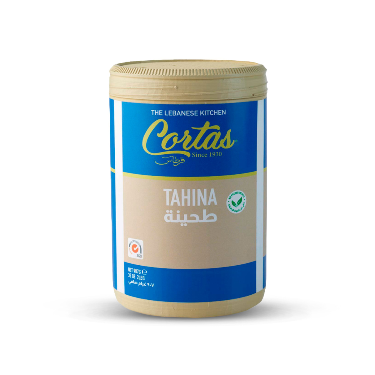 PASTA DE AJONJOLI TAHINA CORTAS X 907 GR